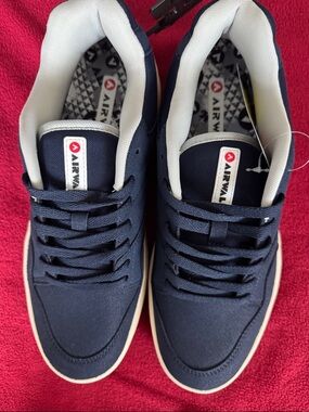 Airwalk Men’s Navy and White Low-Top Sneakers